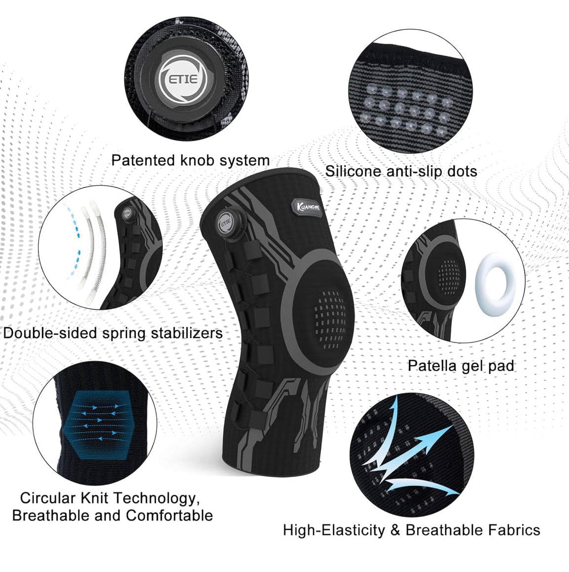 LushKnee™ Adjustable Support Knee Brace